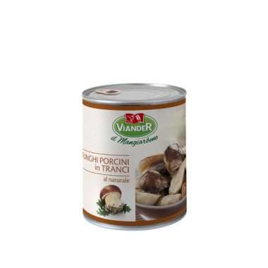 Funghi porcini in tranci al naturale viander 05270