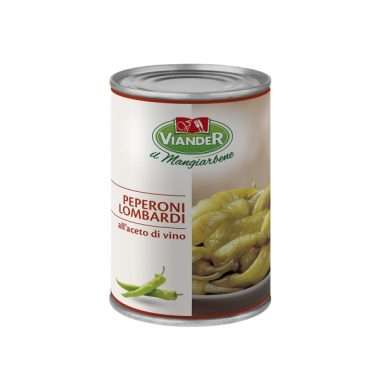 Peperoni verdi lombardi in aceto viander 18415