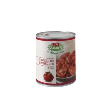 Pomodori a spicchi in olio di girasole viander 18444