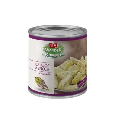 Carciofi a spicchi al naturale speciali per pizza viander 10020