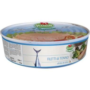 filetti di tonno in olio di oliva viander 01027